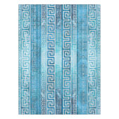 Griechisches Windungs-Muster - griechische Tischdecke (Vorderseite)