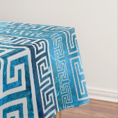 Griechisches Windungs-Muster - griechische Tischdecke (Beispiel)