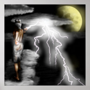 GriechischGods-Zeus Poster