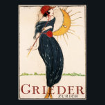 GRIEDER ZÜRICH von Charles Loupot Vintag Art Deco Poster<br><div class="desc">Hochauflösende Reproduktion,  extrem scharfe Drucke,  farbkorrigierte Farbkorrektur für lebendige und knusprige Farben,  digitale Reparatur für Tränen,  Fehler,  vermisste Elemente. Grieder Zurich Switzerland Vintag Art Deco Poster.</div>