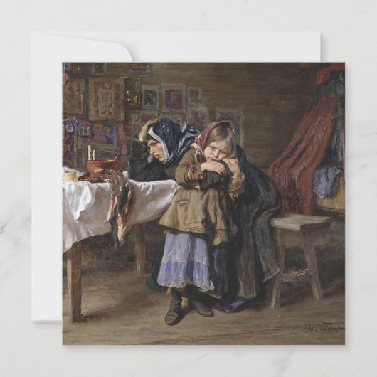 Grief and Mourning (Sympathy After Bereavement) Karte (Vorderseite)