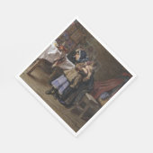 Grief and Mourning (Sympathy After Bereavement) Serviette (Ecke)