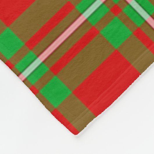 Grierson Clan Abzeichen Tartan Kariert Fleecedecke (Ecke)