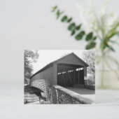 Griesemer Mill Covered Bridge Postkarte (Stehend Vorderseite)