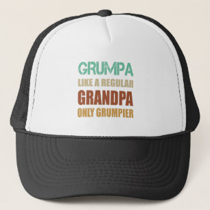 Griesgrämiger Opa wie ein normaler Opa, nur granti Truckerkappe