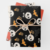 griesgrämiges Halloween Geschenkpapier Set (Beispiel)