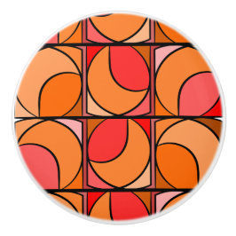 Griff aus orangefarbenem Keramik 70'