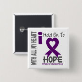 Griff der Epilepsie-I an zur Hoffnung Button (Vorne & Hinten)