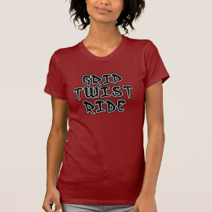 Griff-Drehungs-Fahrschmutz-Fahrradmotocross-T - T-Shirt