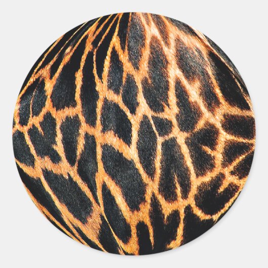 Griffafes Lover#5_ Runder Aufkleber (Vorderseite)