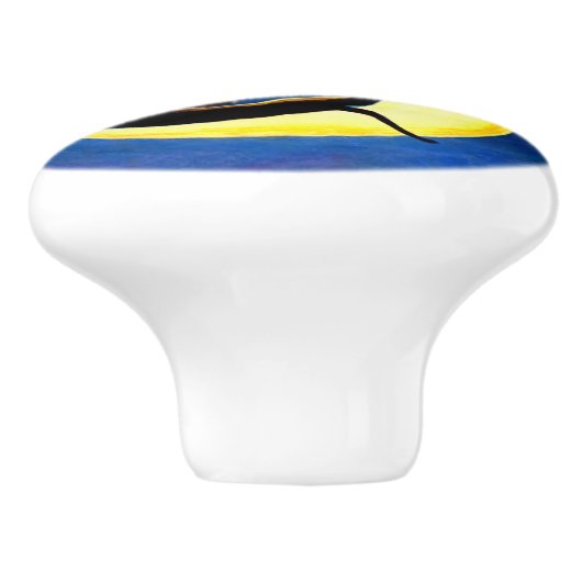 Griffe des sichelförmigen Mondes und der schwarzen (Seitenansicht)