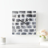 Griffel - Squres Quadratische Wanduhr (Zuhause)