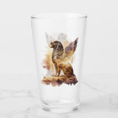 Griffen Griffin Fantasy Mythische Kreatur Glas (Rückseite)