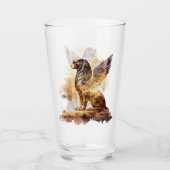 Griffen Griffin Fantasy Mythische Kreatur Glas (Vorderseite)