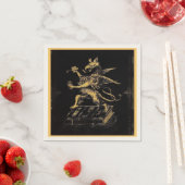Griffin Cocktail Napkin Serviette (Beispiel)