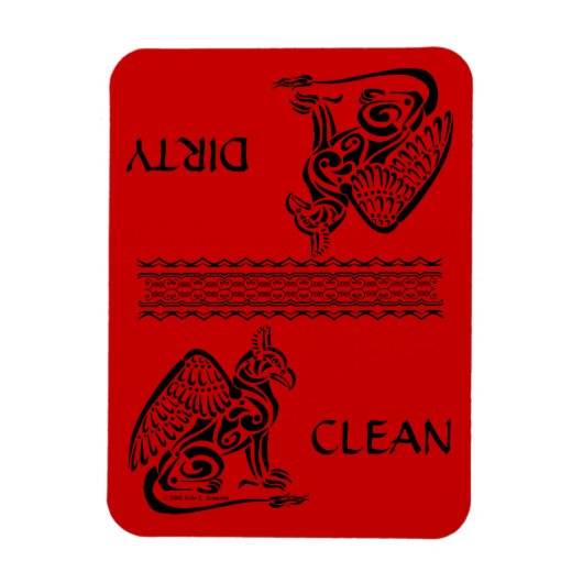 Griffin Dishwasher Magnet (Vertikal)