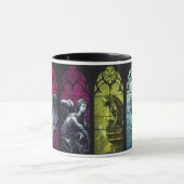 Griffin, Engel, Gargoyle & Schädel Gothic Wächter Tasse (Zentrum)