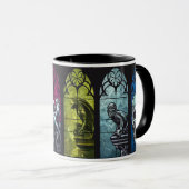 Griffin, Engel, Gargoyle & Schädel Gothic Wächter Tasse (VorderseiteRechts)