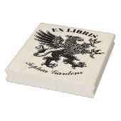 Griffin Ex Libris Gummistempel (Stempel)