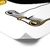 Griffin Familienwappen Poster (Ecke)