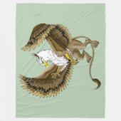 Griffin Fantasy Griffin Mythology Fleecedecke (Vorderseite)