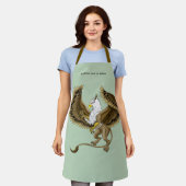 Griffin Fantasy Griffin Mythology Schürze (Getragen)