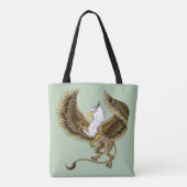 Griffin Fantasy Griffin Mythology Tasche (Rückseite)