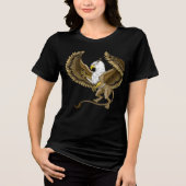 Griffin Fantasy Griffin Mythology Tri-Blend Shirt (Vorderseite)