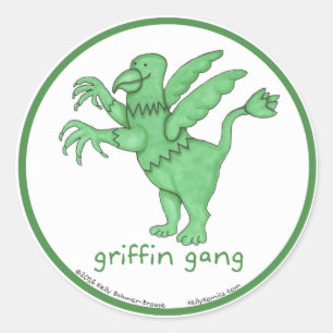 Griffin Gang Rundsticker Runder Aufkleber