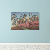 Griffin, Georgia - Große Buchstabenszenen Leinwanddruck (Insitu (Holzboden))