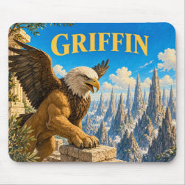 Griffin, Gothic Fantasy-Monster Mousepad