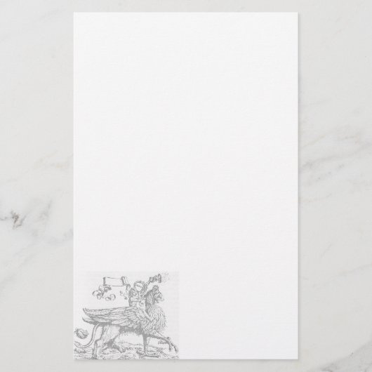 Griffin Gothic Stationery Briefpapier (Vorderseite)