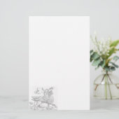 Griffin Gothic Stationery Briefpapier (Stehend Vorderseite)