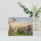 Griffin Griffin Mythology Postkarte (Stehend Vorderseite)
