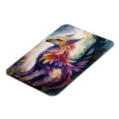 Griffin in Forest Watercolor Magnet (Linke Seite)