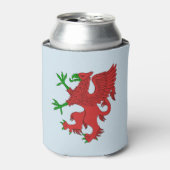 Griffin in Red und Green Dosenkühler (Kanne Vorderseite)