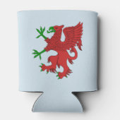 Griffin in Red und Green Dosenkühler (Rückseite)