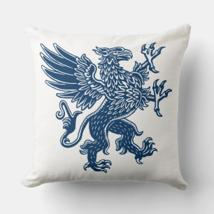 Griffin - Indigo Blue Style Kissen