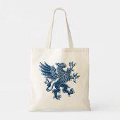 Griffin - Indigo Blue Style Tragetasche (Rückseite)