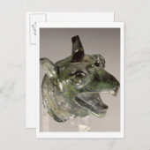 Griffin-Kopf, Fragment eines Kessel-Anbaugeräts, f Postkarte (Vorne/Hinten)