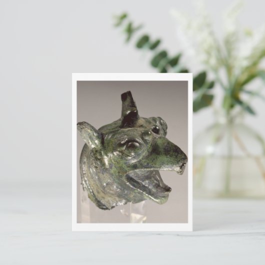 Griffin-Kopf, Fragment eines Kessel-Anbaugeräts, f Postkarte (Stehend Vorderseite)