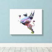 Griffin Leinwanddruck (Insitu (Holzboden))