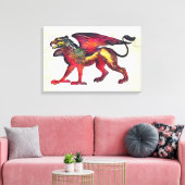 Griffin Leinwanddruck (Insitu (Wohnzimmer))