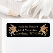 Griffin, Monster, Rücksendetikett (Insitu)