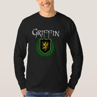 Griffin Nachname irischer Clan Tartan Abzeichen Ir T-Shirt