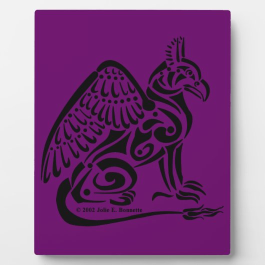 Griffin Plaque Fotoplatte (Vorderseite)
