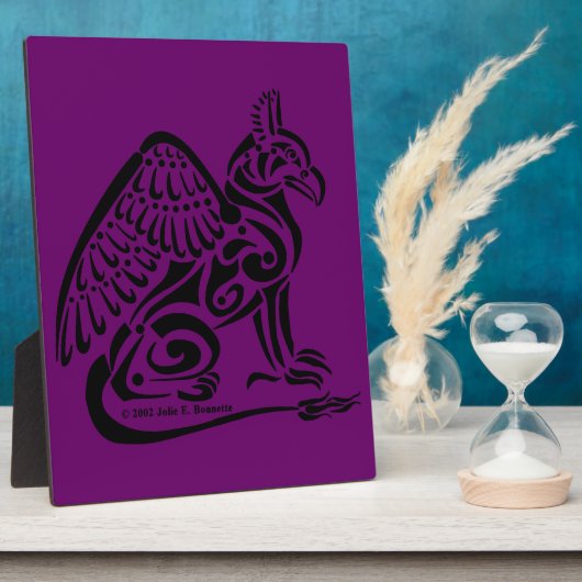 Griffin Plaque Fotoplatte (Seite)