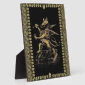 Griffin Plaque Fotoplatte (Seite)