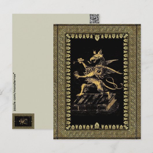 Griffin Postcard Postkarte (Vorne/Hinten)