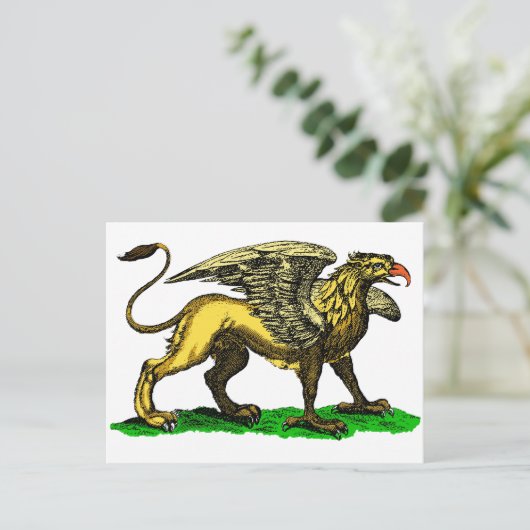 Griffin Postcard Postkarte (Stehend Vorderseite)